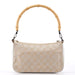 Gucci Beige GG Bamboo Shoulder Bag