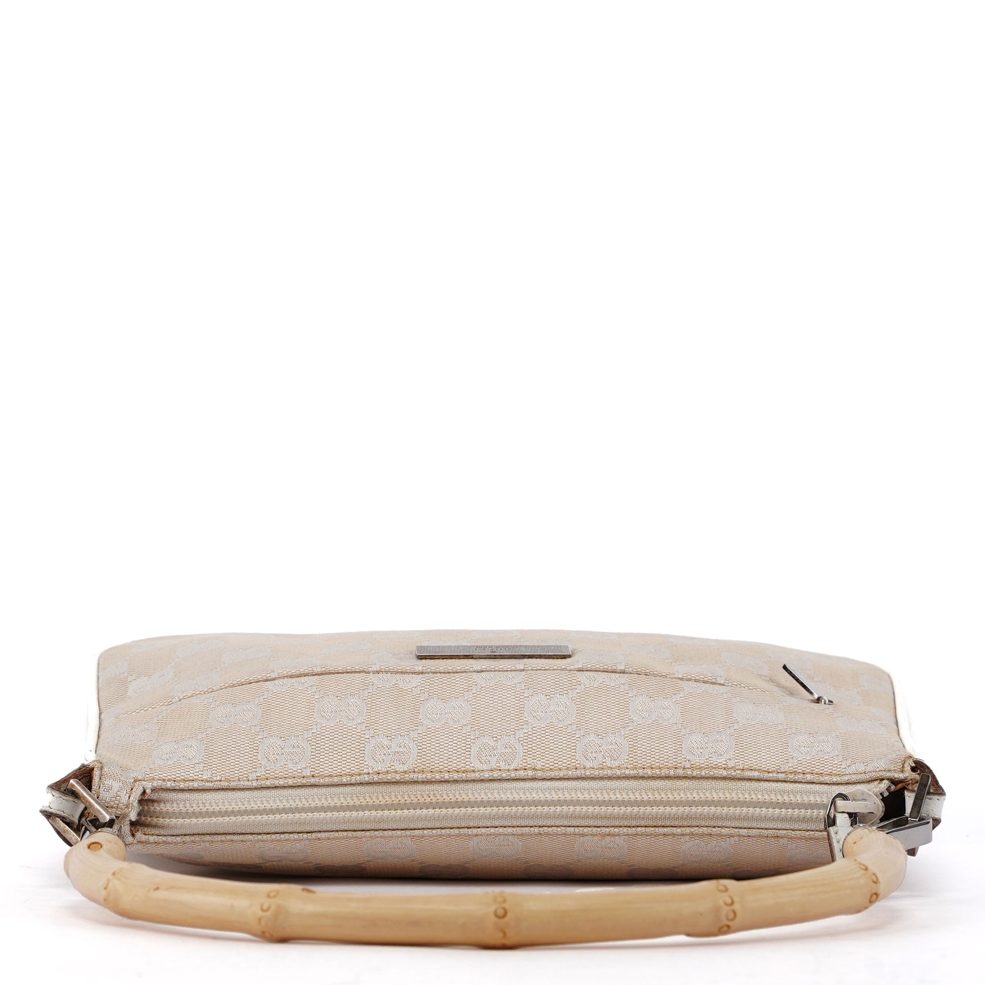 Gucci Beige GG Bamboo Shoulder Bag