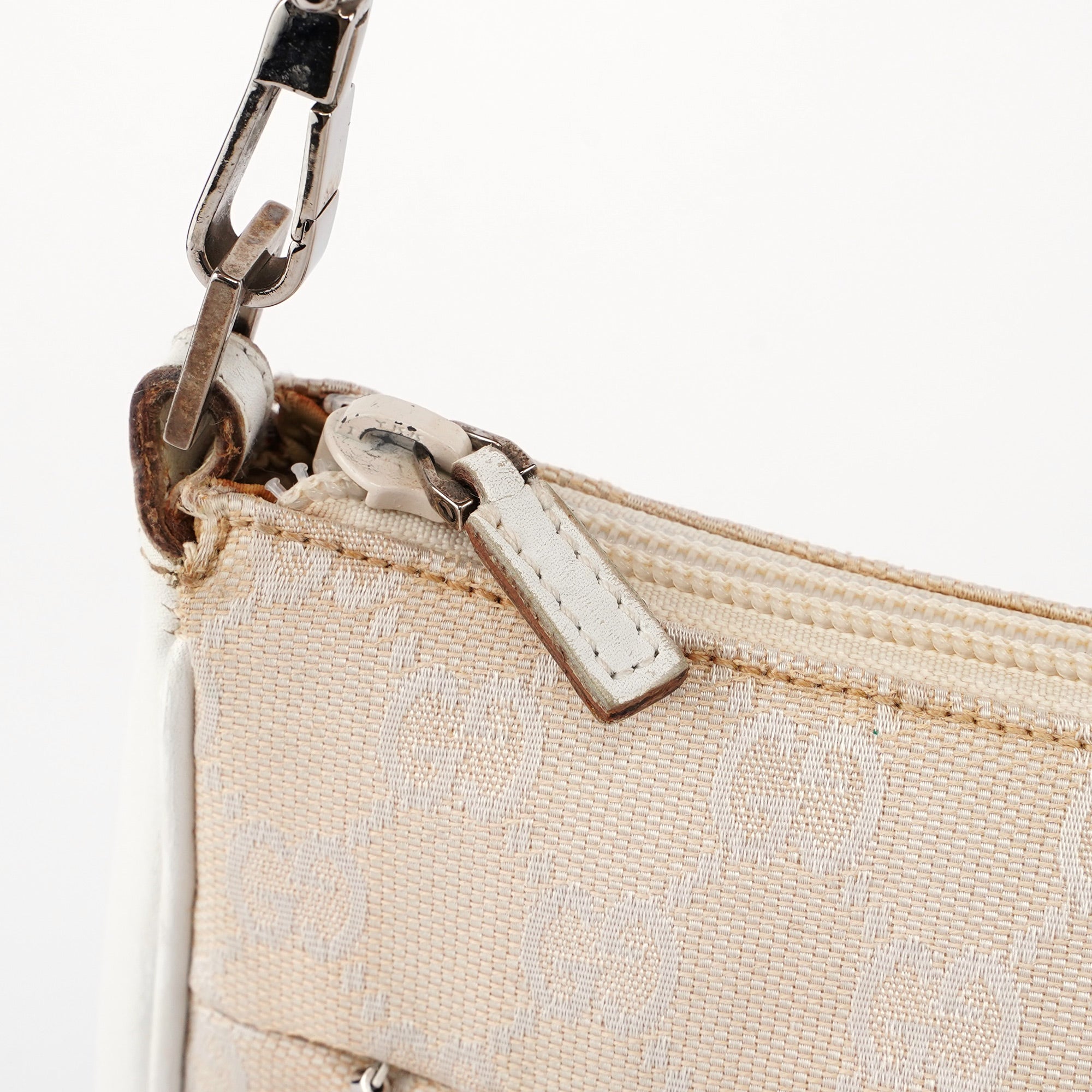 Gucci Beige GG Bamboo Shoulder Bag