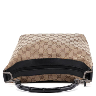 Gucci Beige GG Bamboo Shoulder Bag