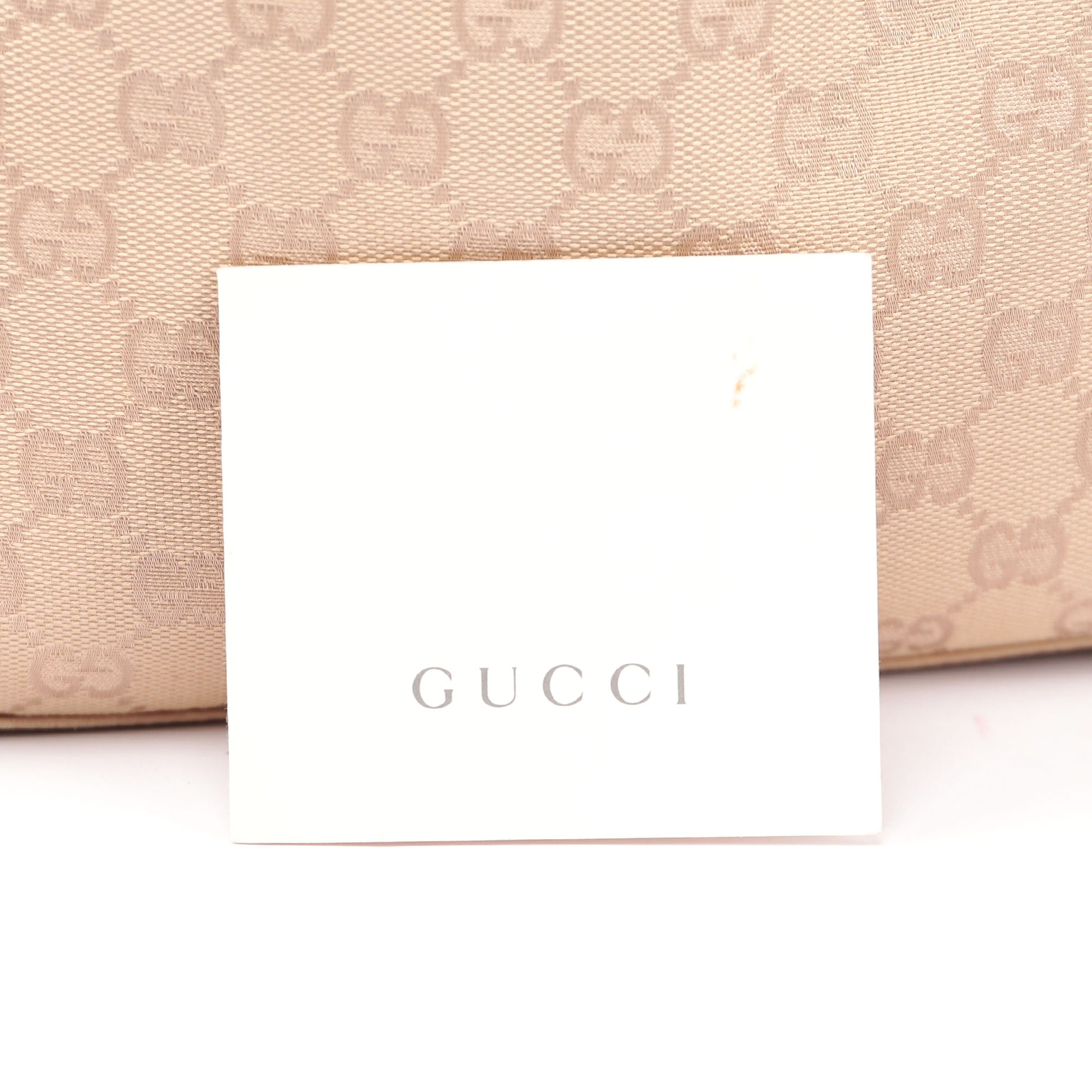 Gucci Beige GG Bamboo Top Handle Bag