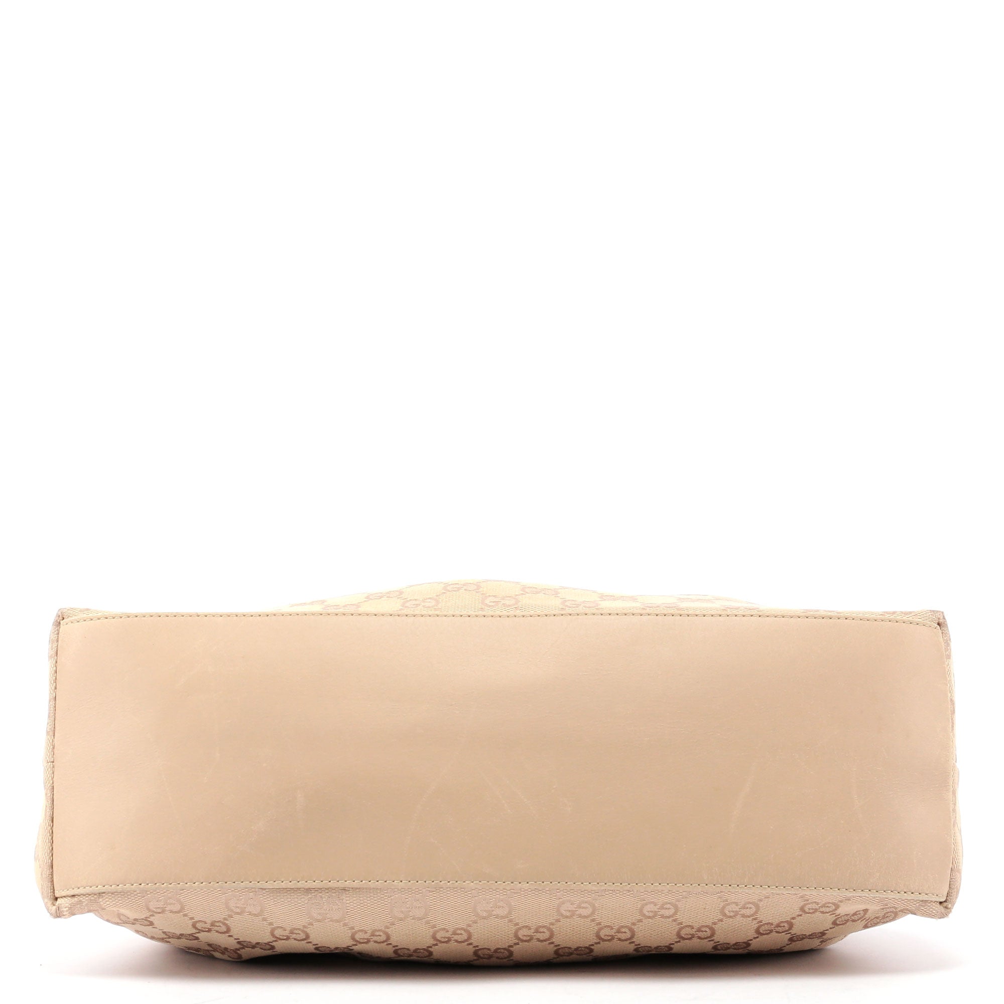 Gucci Beige GG Bamboo Top Handle Bag