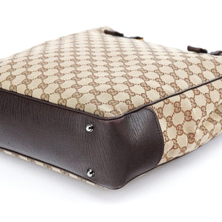 Gucci Beige GG Bamboo Tote Bag
