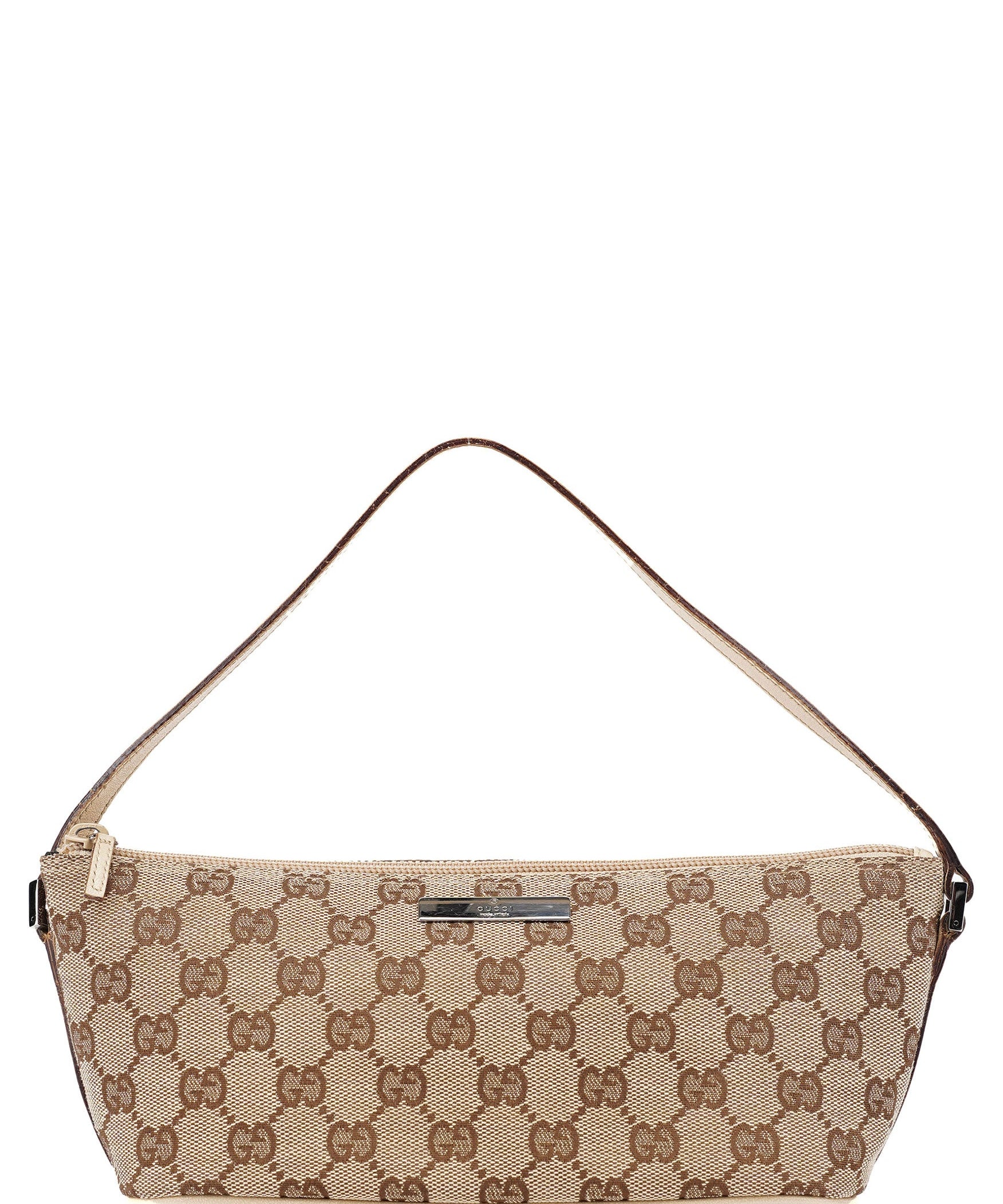 Gucci Beige GG Boat Pochette