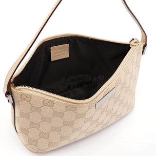 Gucci Beige GG Boat Pochette