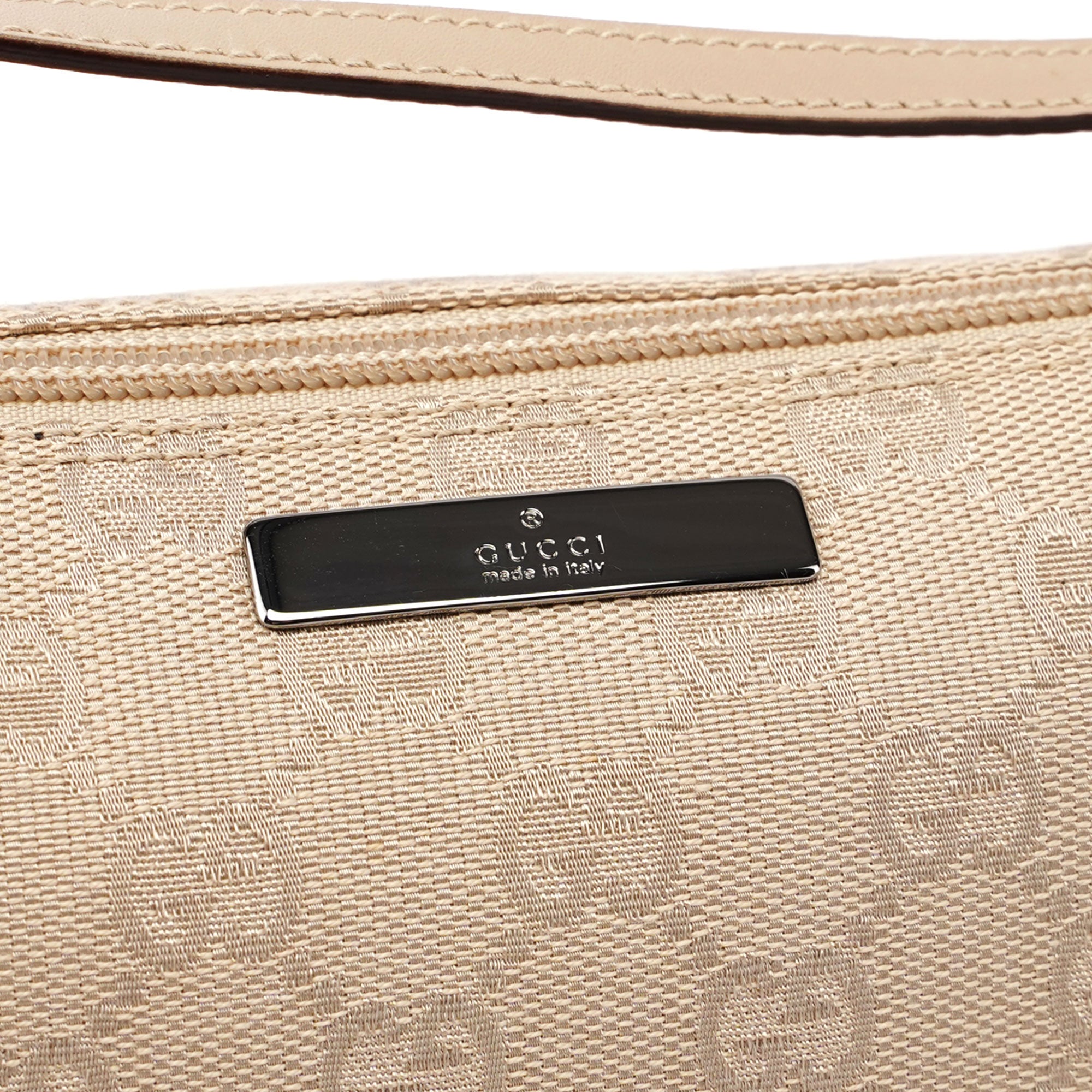 Gucci Beige GG Boat Pochette