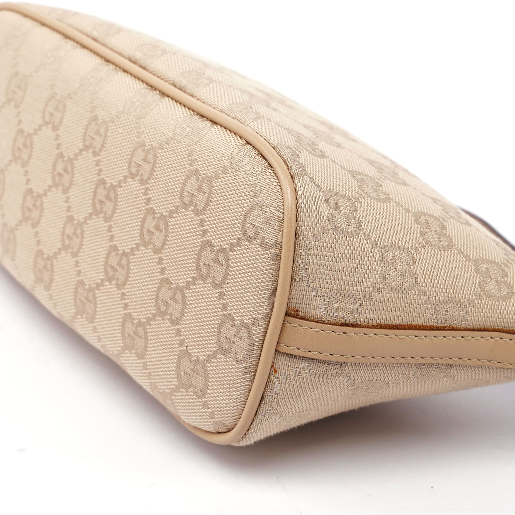 Gucci Beige GG Boat Pochette