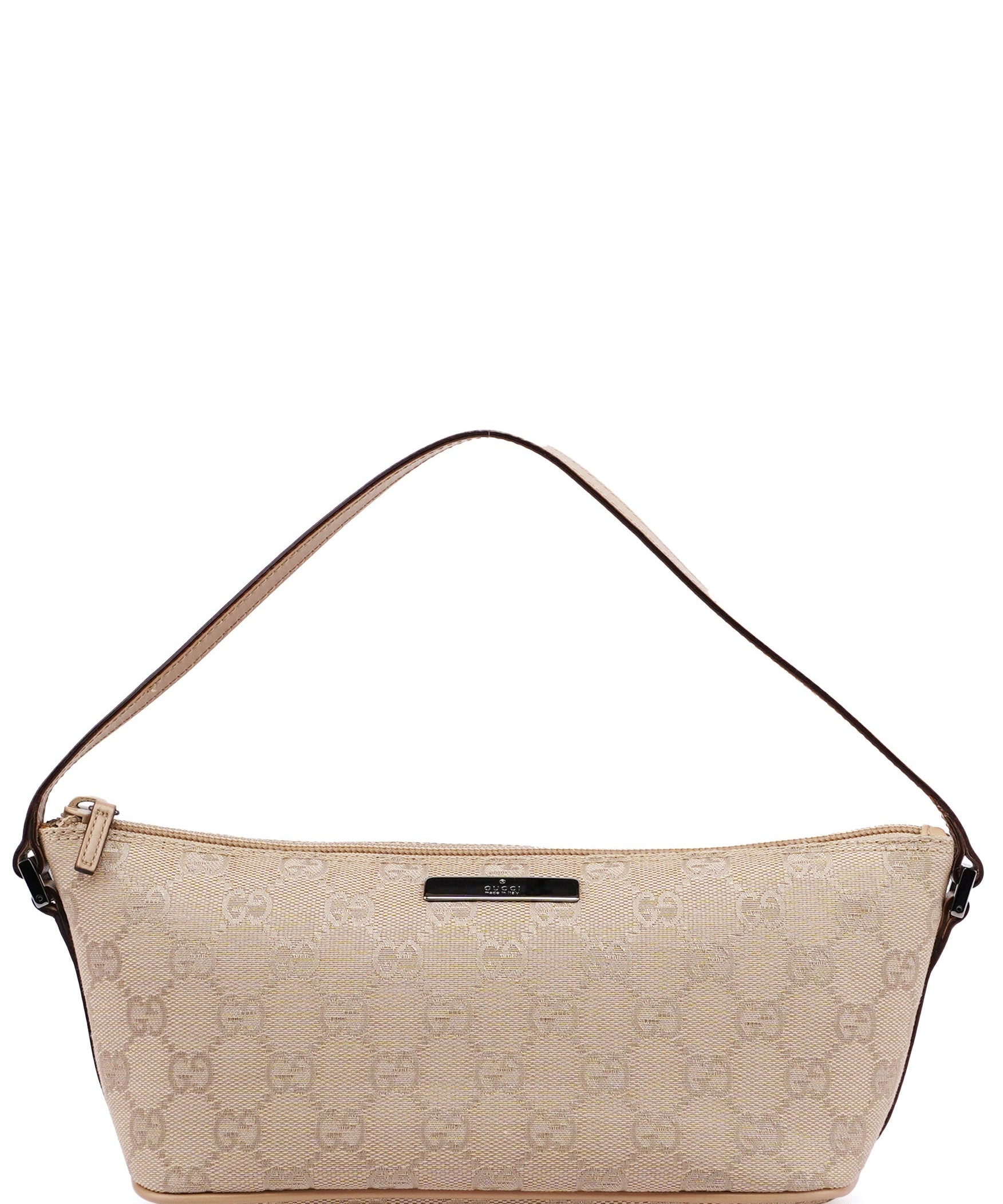 Gucci Beige GG Boat Pochette