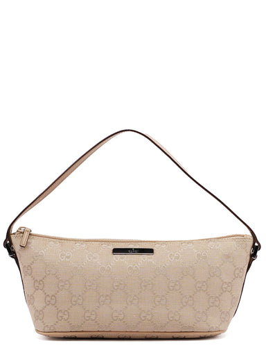 Gucci Beige GG Boat Pochette