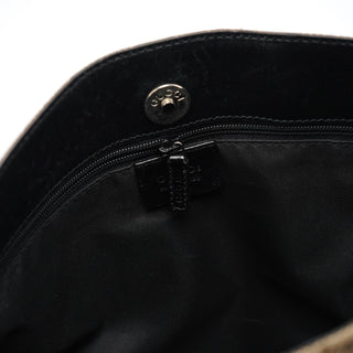 Gucci Beige GG Canvas Horsebit Shoulder Bag