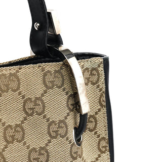 Gucci Beige GG Drawstring Shoulder Bag