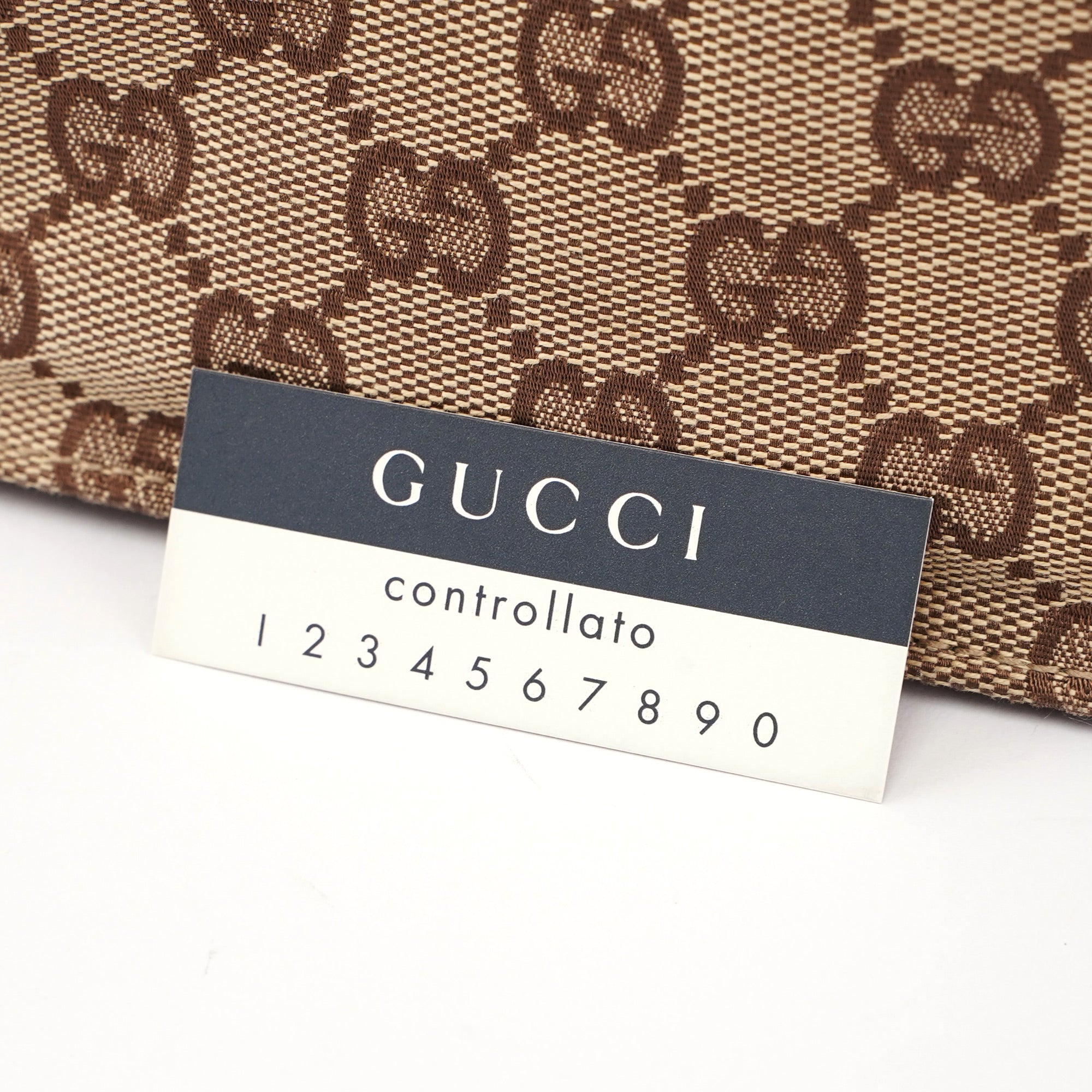 Gucci Beige GG Drawstring Tote