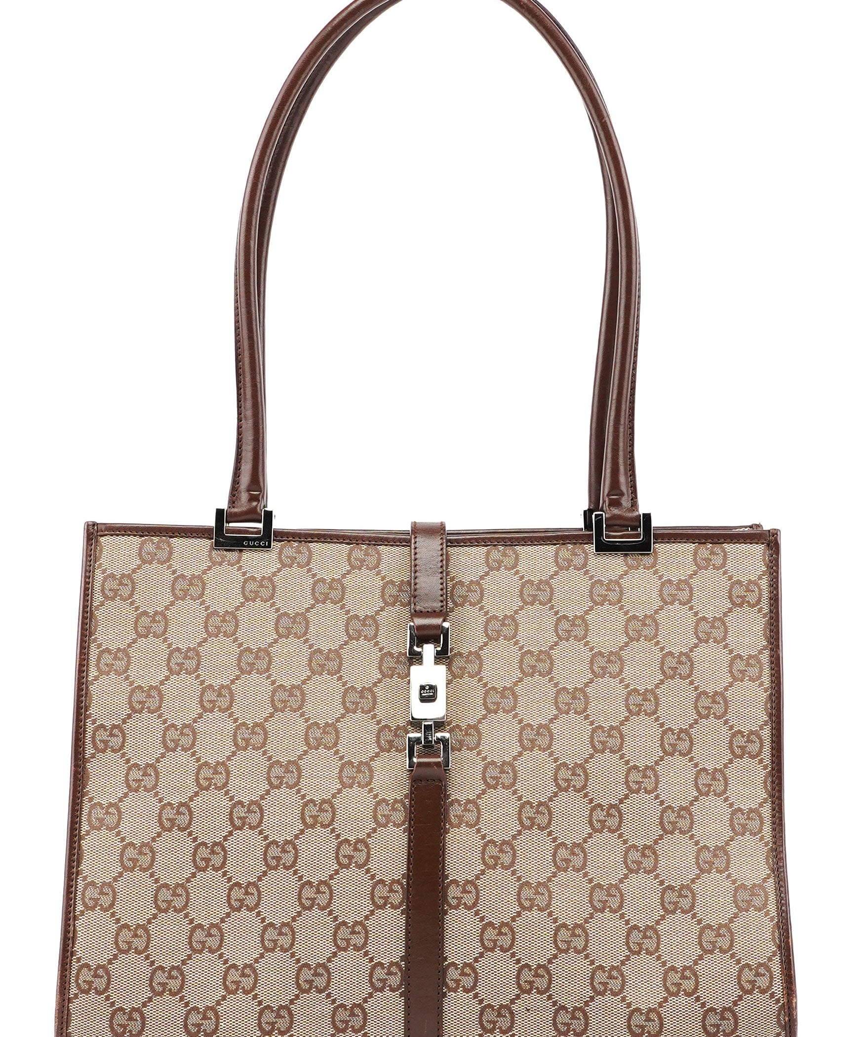 Gucci Beige GG Jackie Tote