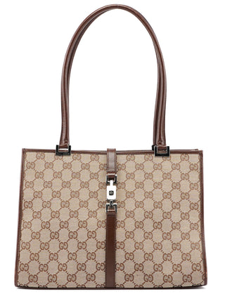 Gucci Beige GG Jackie Tote