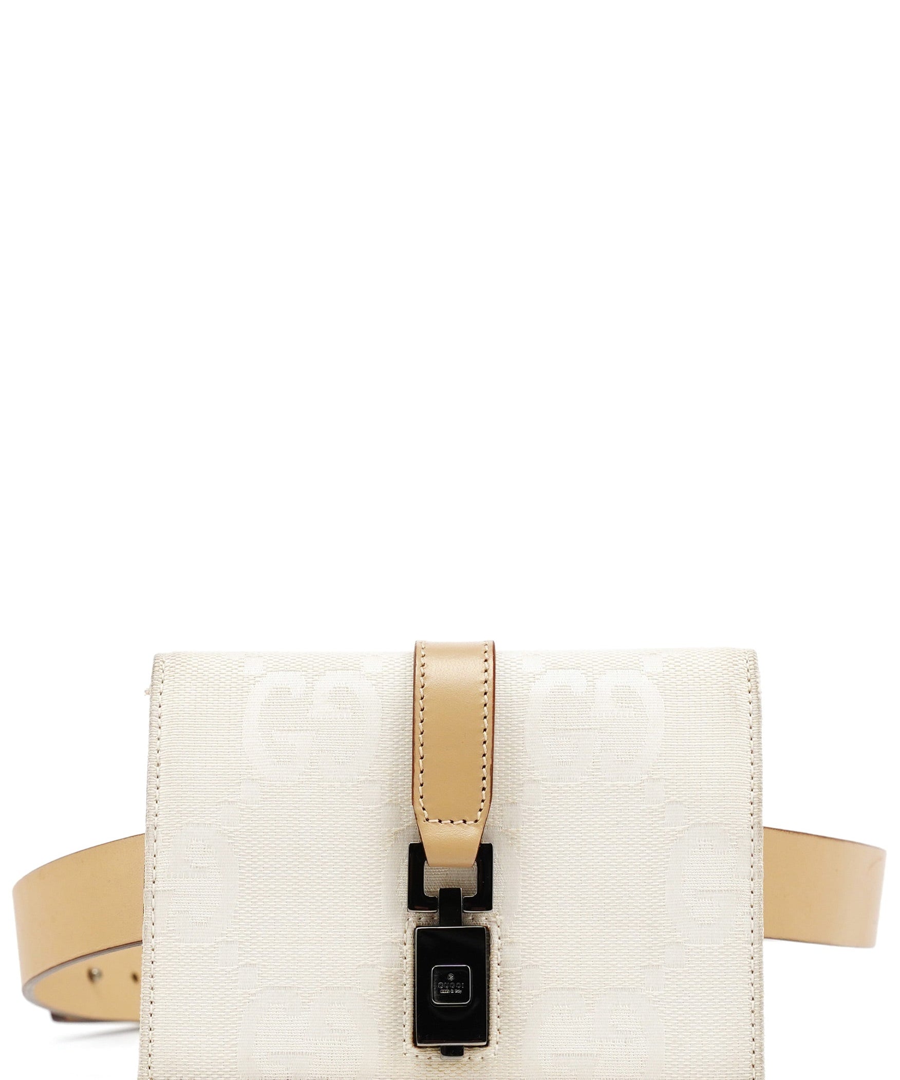 Gucci Beige GG Jackie Waist Bag