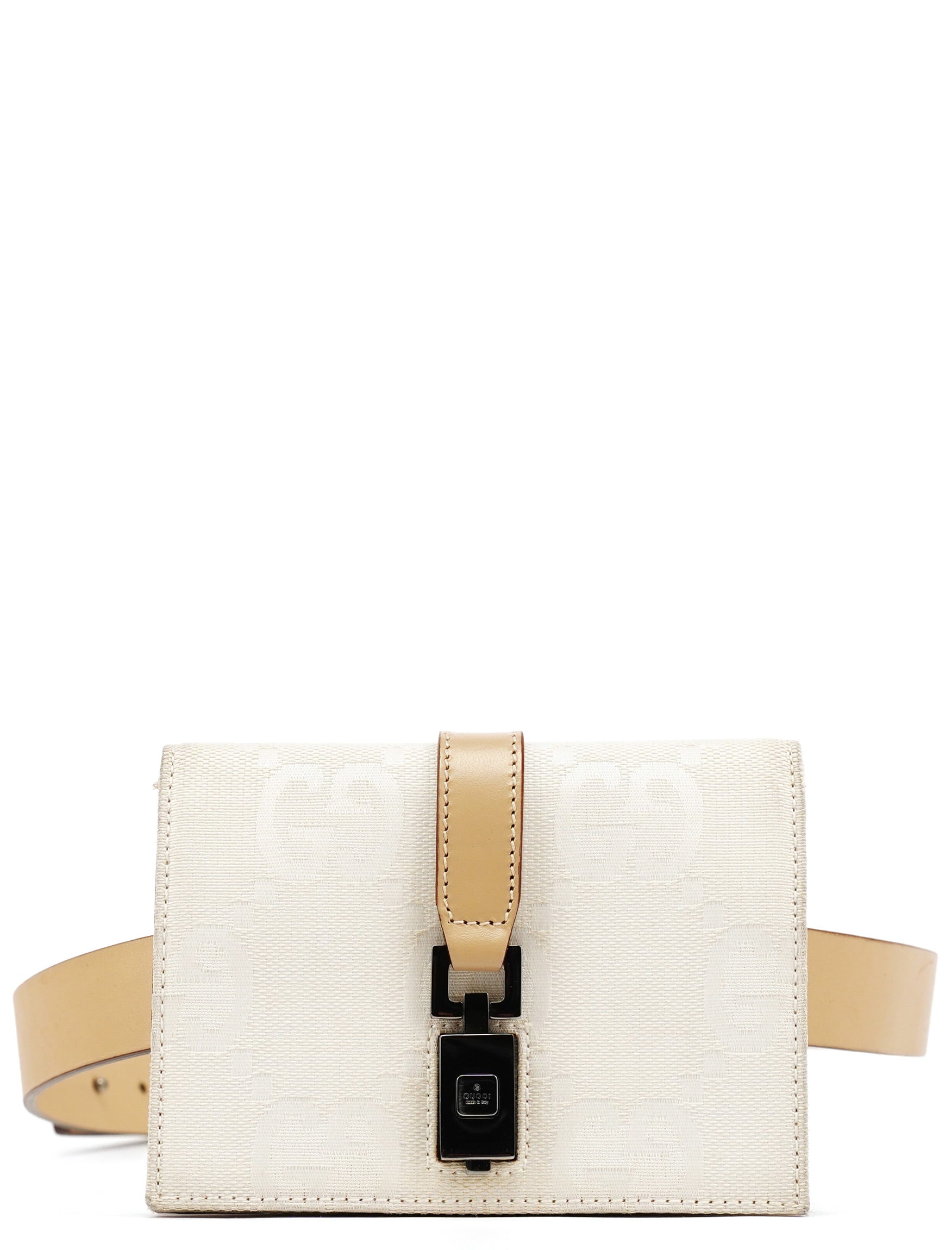 Gucci Beige GG Jackie Waist Bag