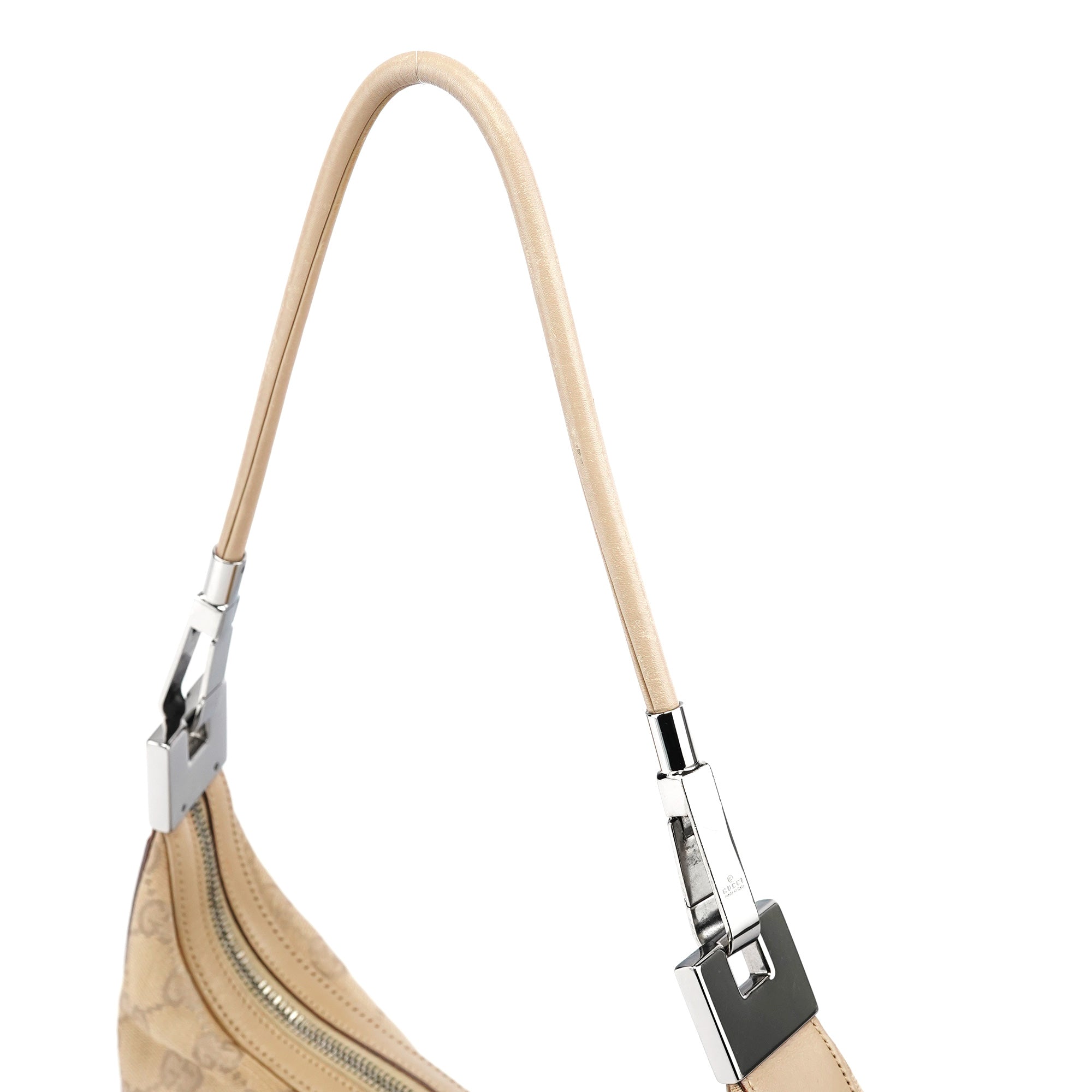 Gucci Beige GG Leather Shoulder Bag