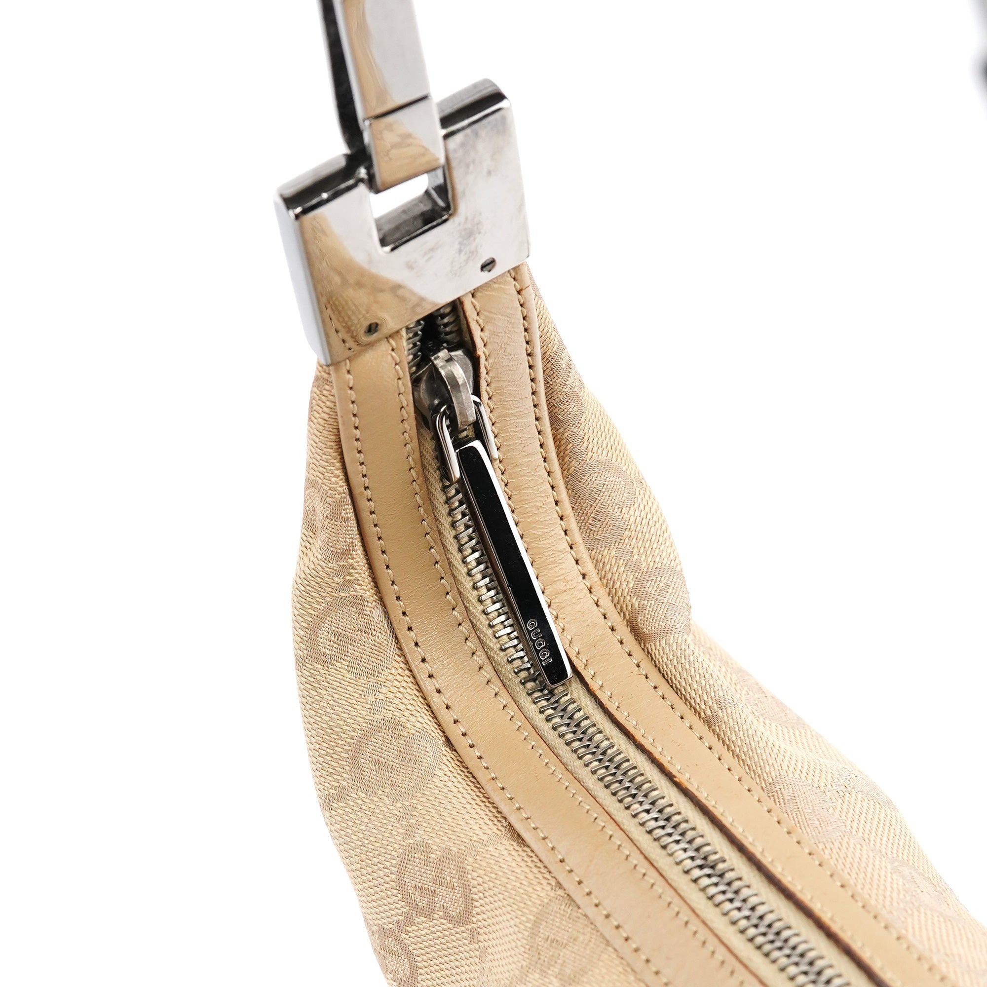 Gucci Beige GG Leather Shoulder Bag
