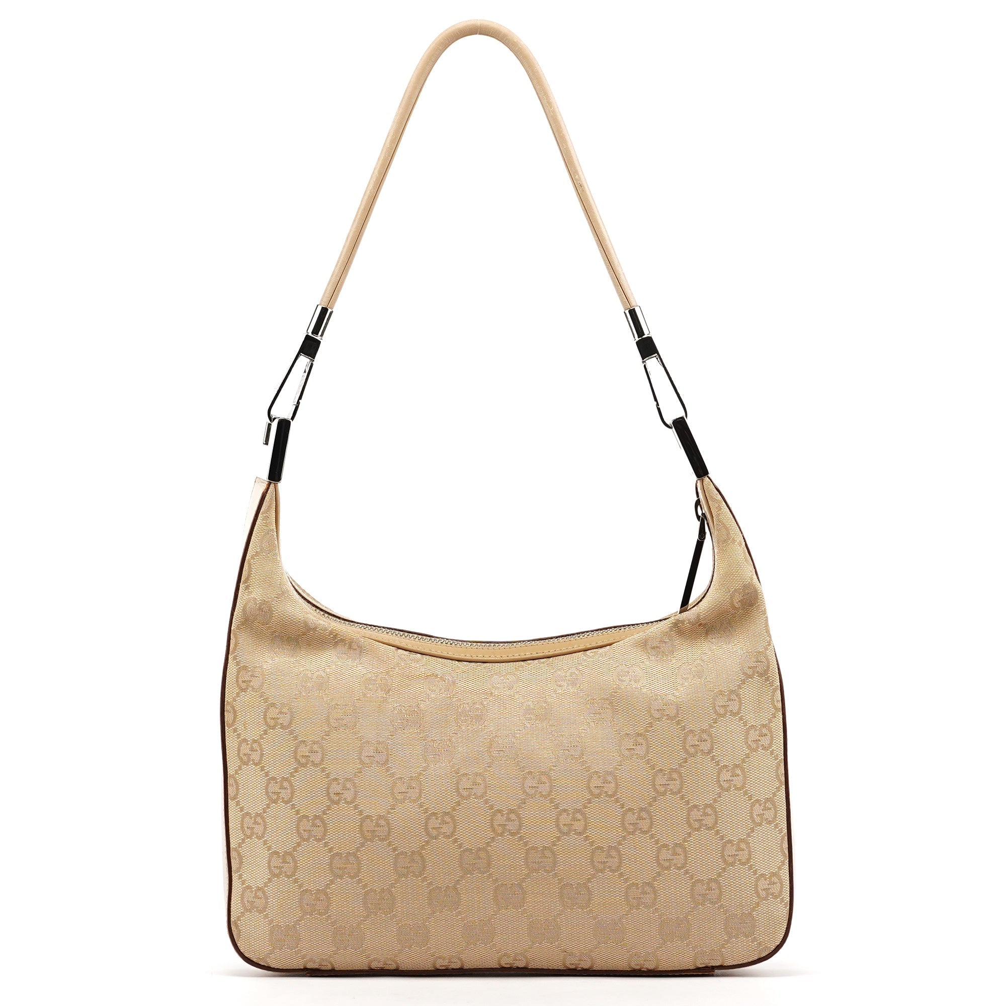 Gucci Beige GG Leather Shoulder Bag