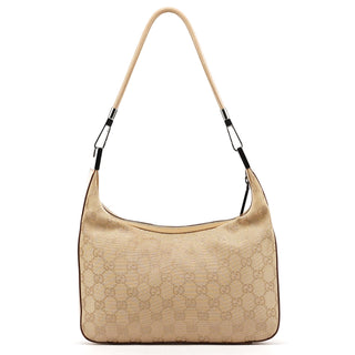 Gucci Beige GG Leather Shoulder Bag