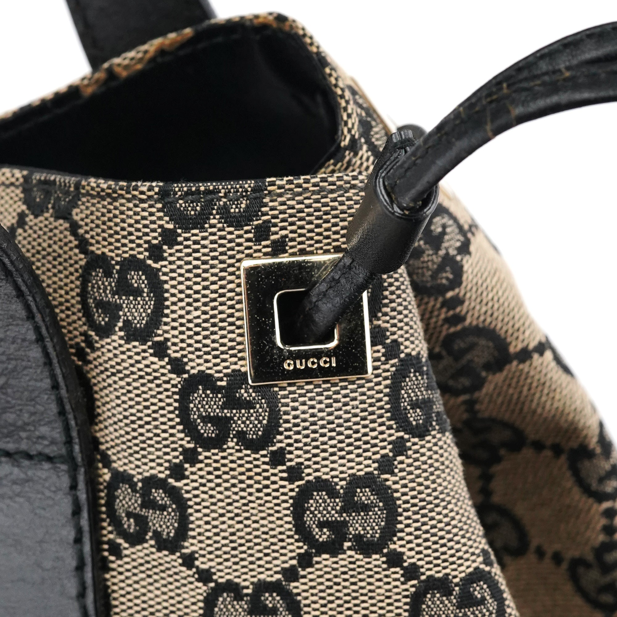 Gucci Beige GG Leather Tote Bag