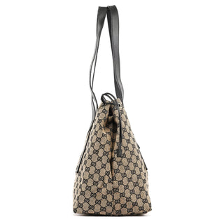 Gucci Beige GG Leather Tote Bag