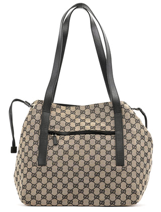 Gucci Beige GG Leather Tote Bag