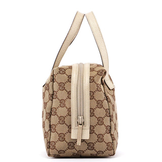 Gucci Beige GG Mini Bowling Bag