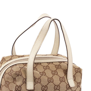 Gucci Beige GG Mini Bowling Bag