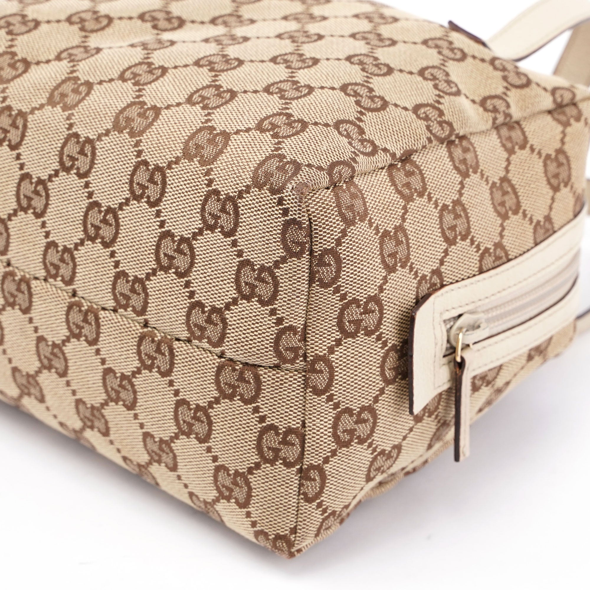 Gucci Mini sac bowling en toile GG beige
