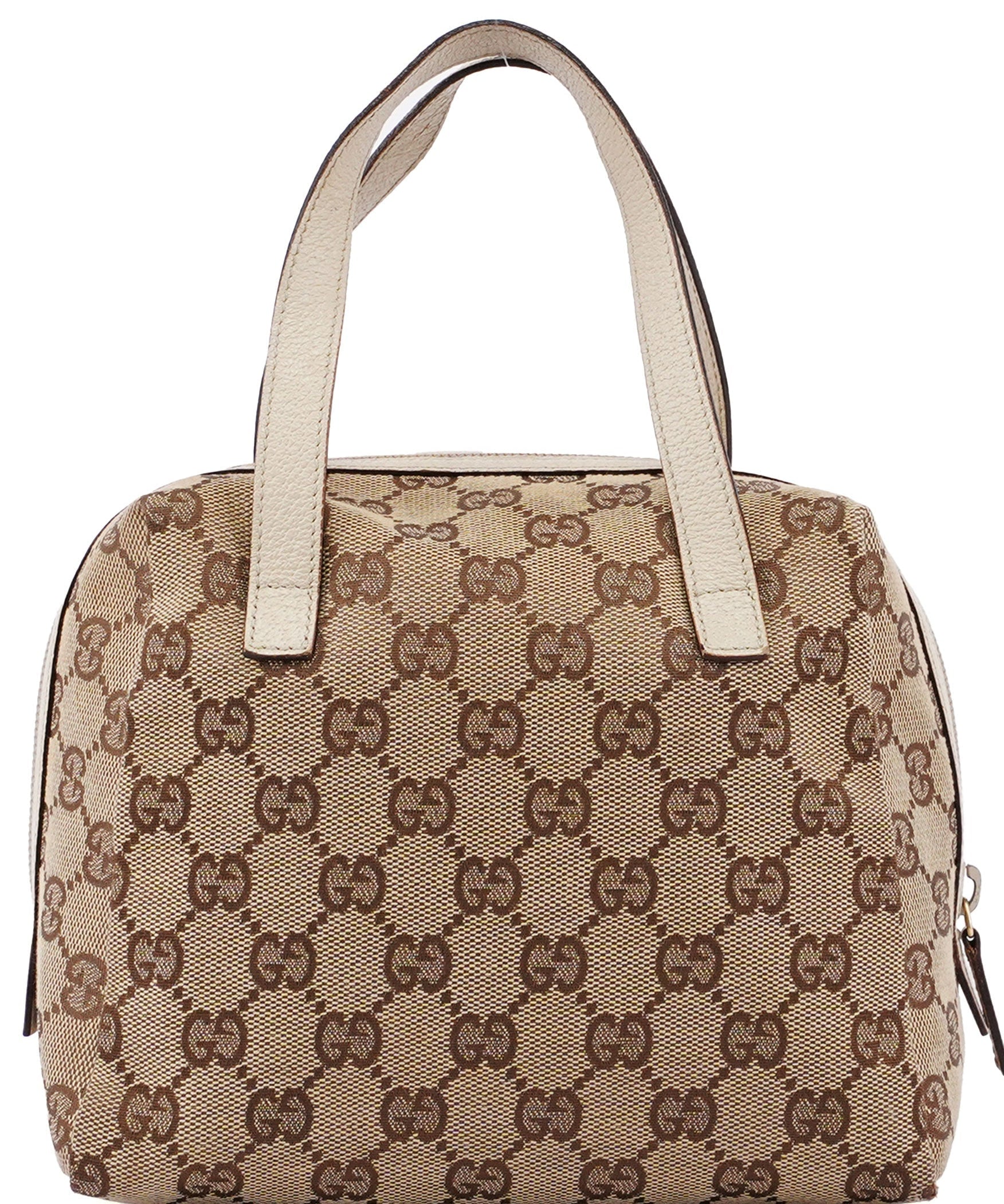 Gucci Beige GG Mini Bowling Bag