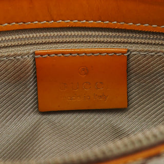 Gucci Beige GG Patent Leather Shoulder Bag