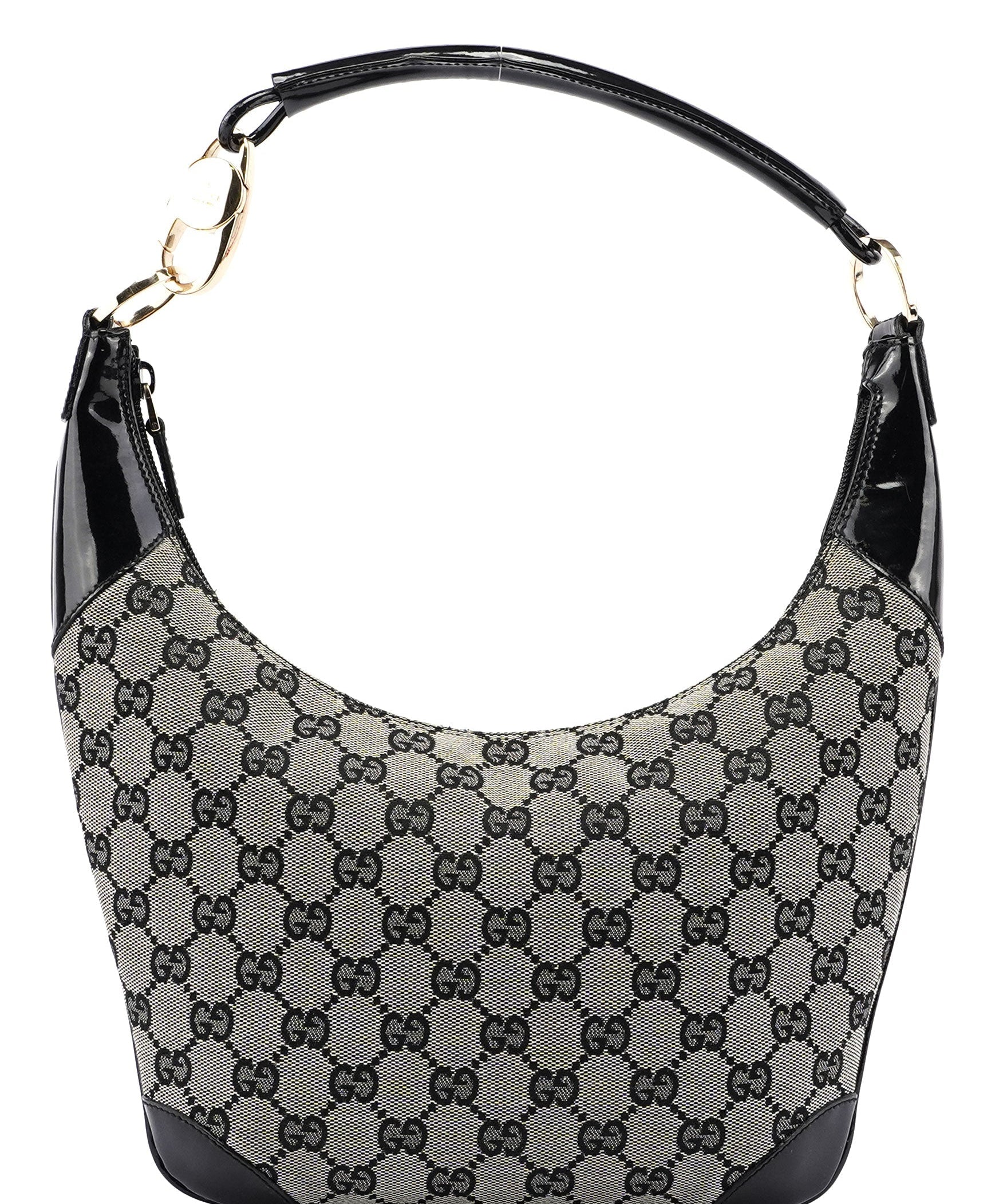 Gucci Beige GG Shoulder Bag Spazz Trim