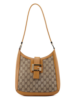 Gucci Beige GG Square G Jackie Shoulder Bag