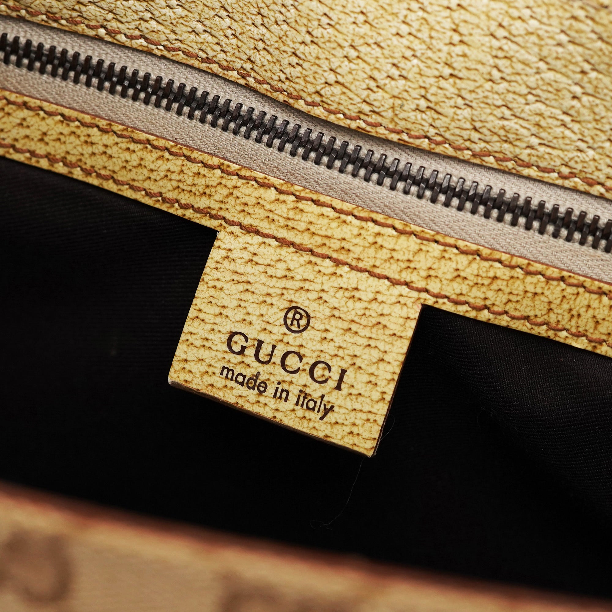 Gucci Beige GG Turnlock Tote Bag