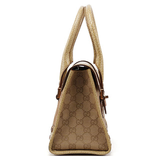 Gucci Beige GG Turnlock Tote Bag