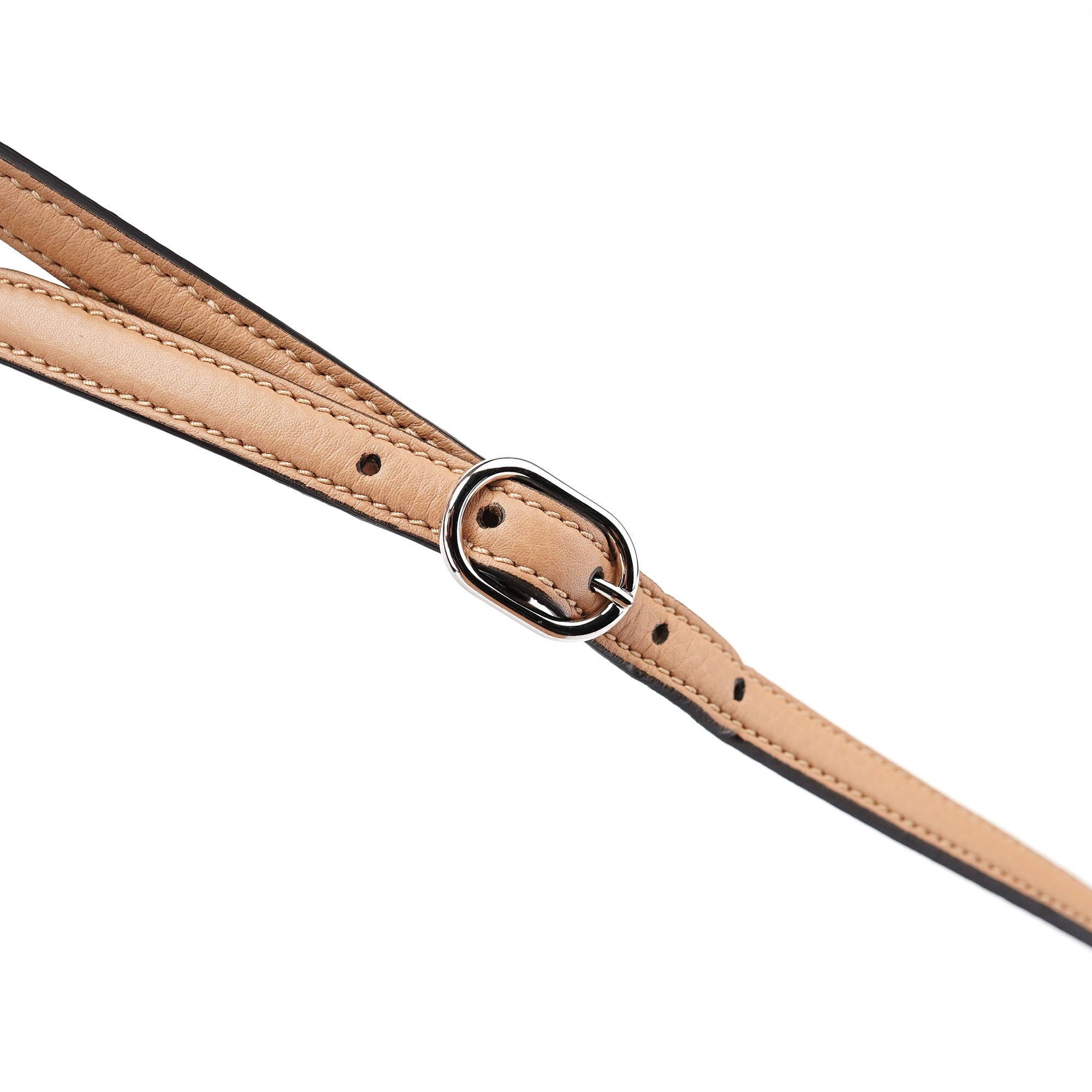 Gucci Sac deux portés Bamboo Turnlock en cuir beige
