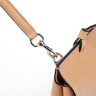 Gucci Beige Leather Bamboo Turnlock 2-Way Bag