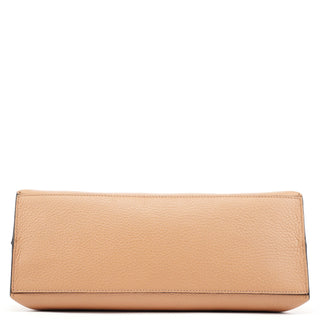 Gucci Beige Leather Bamboo Turnlock 2-Way Bag