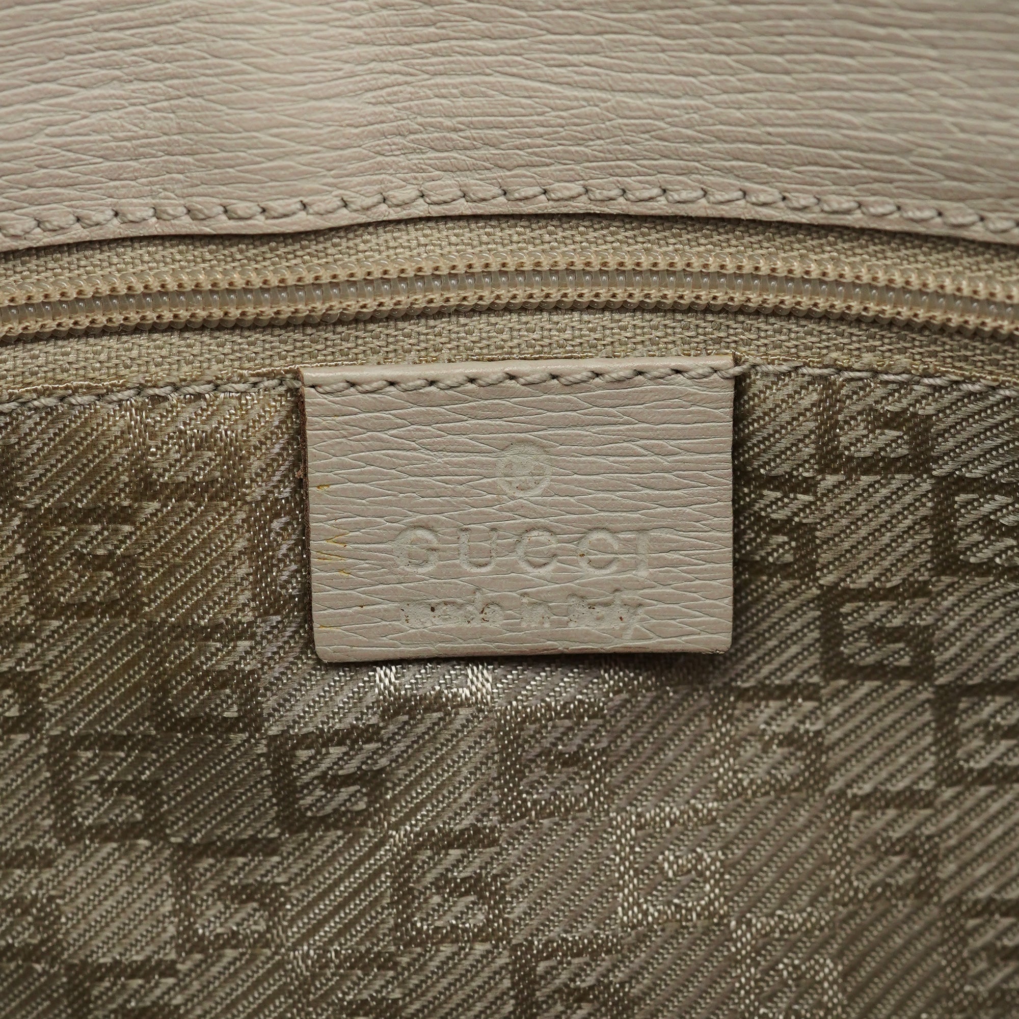 Gucci Sac porté épaule Jackie en cuir beige