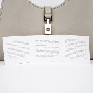 Gucci Beige Leather Jackie Shoulder Bag