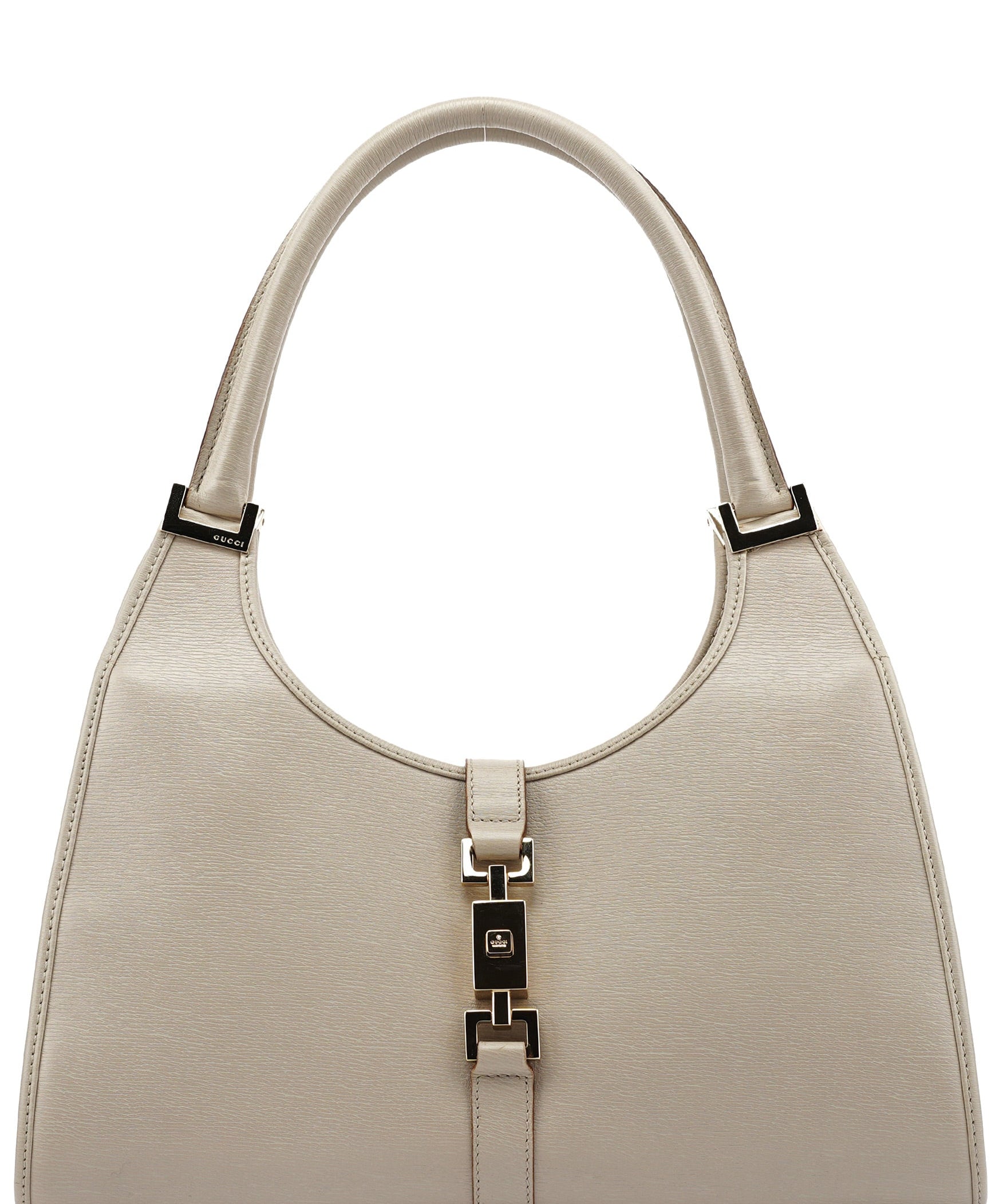 Gucci Beige Leather Jackie Shoulder Bag