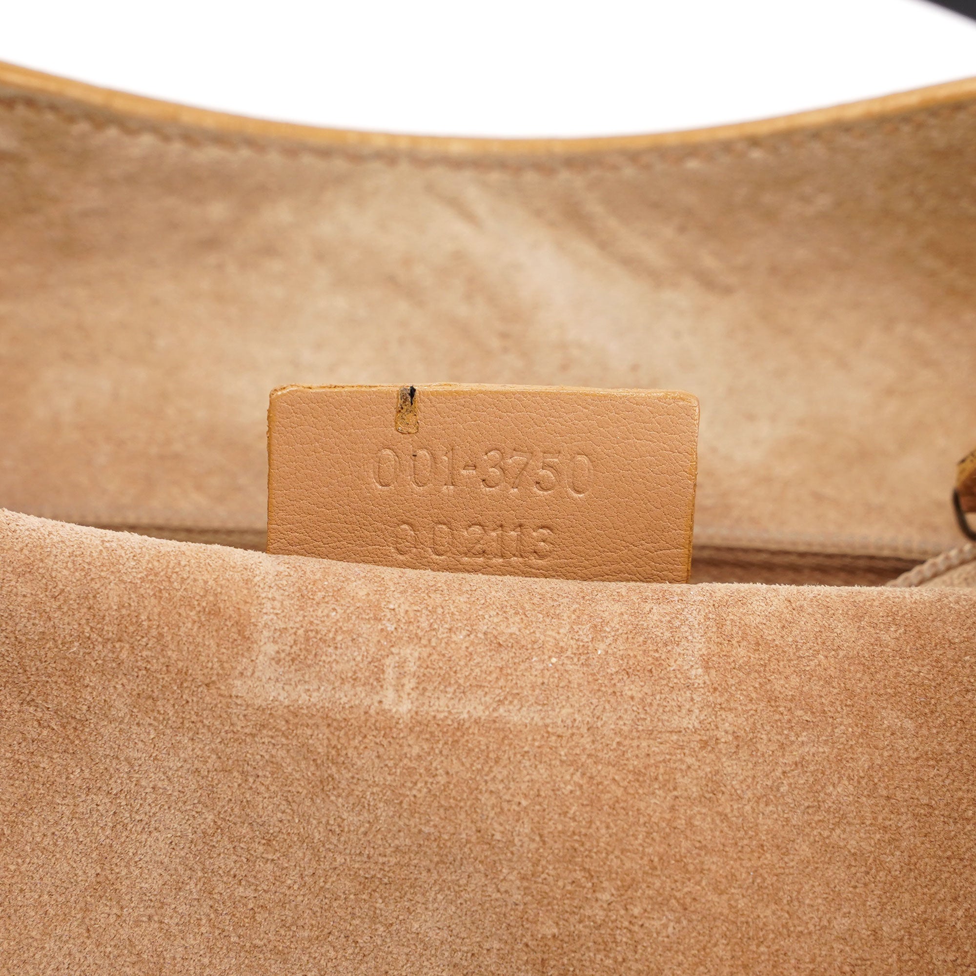 Gucci Ring Bag aus beigem Leder