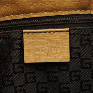Gucci Beige Leather Tote Bag