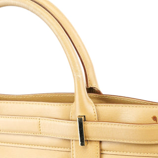 Gucci Beige Leather Tote Bag