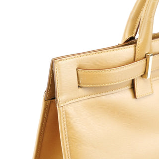 Gucci Beige Leather Tote Bag