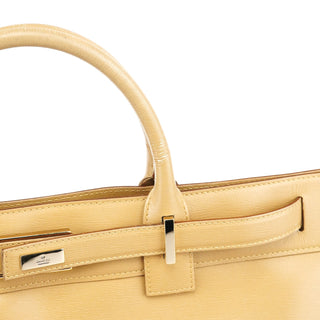Gucci Beige Leather Tote Bag