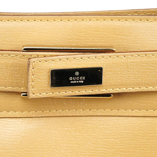 Gucci Beige Leather Tote Bag