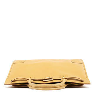 Gucci Beige Leather Tote Bag