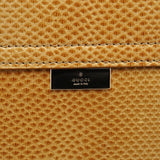 Gucci Sac porté épaule en cuir de lézard beige